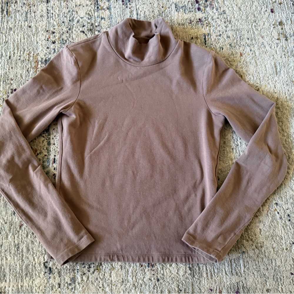 Abercrombie & Fitch Taupe Long Sleeve Top